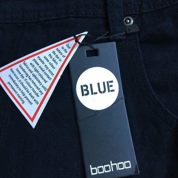 Boohoo Overalls 8 Emma Ridge Denim Slouch Black - Picture 8 of 12